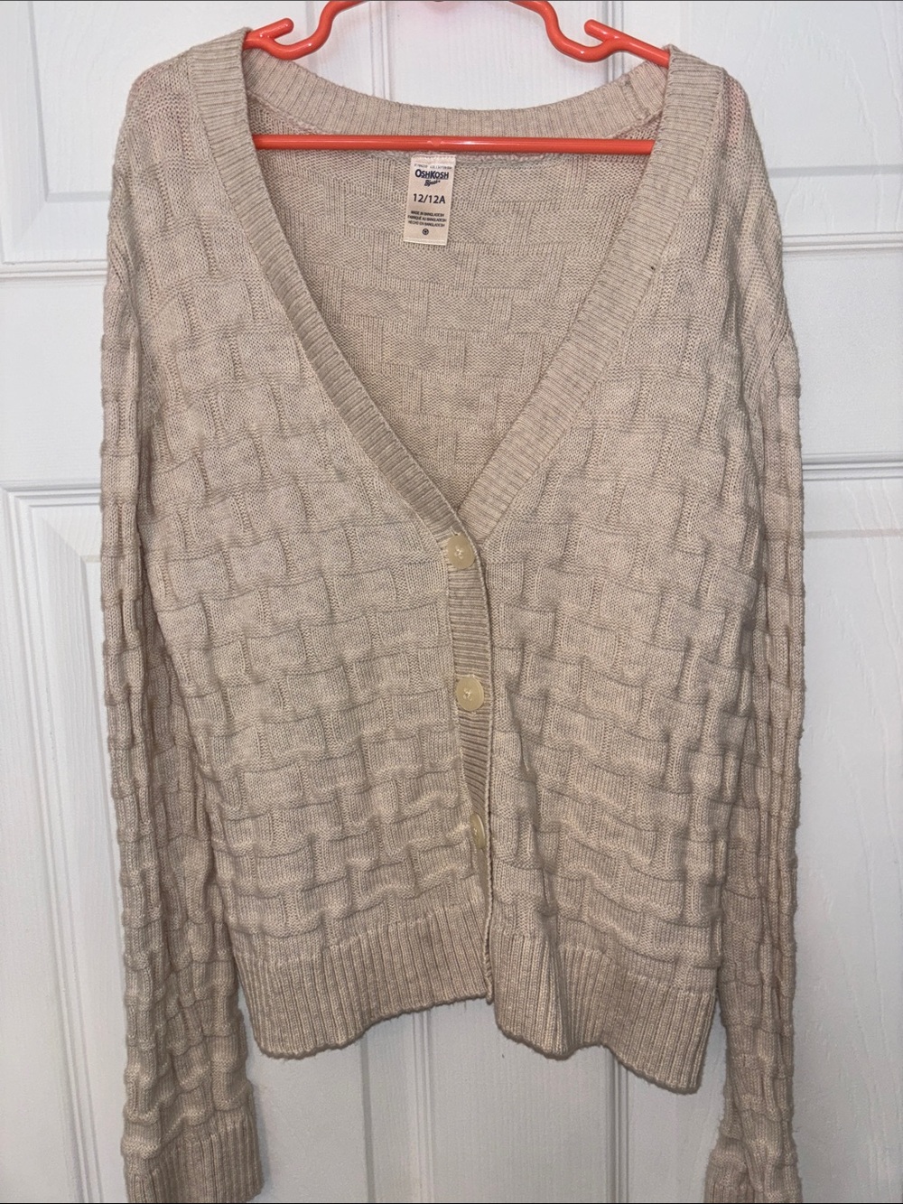 Oshkosh girls cardigan size 12